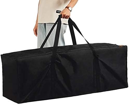 INFANZIA Duffel Travel Sports Equipment Bag, Long Luggage Bag with Upgrade Zipper Water Resistant, Extra Large Foldable Storage Bag for Camping, Tent, Tripod, Fishing(47x15x17 inch,1PCS)