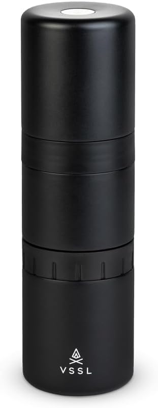 Nest Pour Over Coffee Kit, Transportable and Compact Pour Over Kit with Two 10 oz Double Walled Mugs