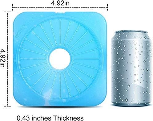 10pcs Slim Ice Packs Quick Cooling & Long-Lasting for Lunch Box | Lunch Bags | Freezer Packs Reusable Cool Pack | Ice Packs for Office/Jobsite/Camping/Beach/Picnics/Golf