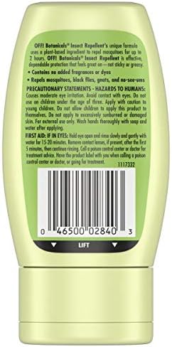 OFF! Botanicals Insect Repellent Lotion, Plant-Based Bug and Mosquito Repellent, 4 oz