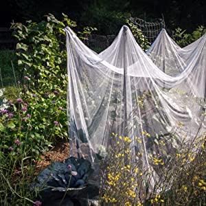 Outdoor Camping Mosquito Net, Large Size White Mesh Insect Netting with Storage Bag for Camping, Picnic, Outdoor Trips (No-Opening 83"x79"x71")