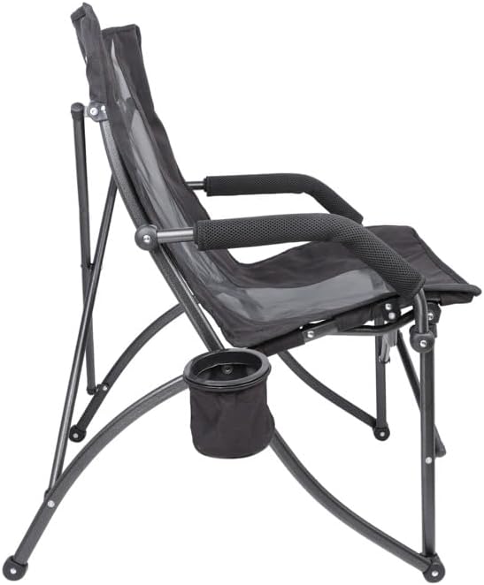 Cascade Mountain Tech Folding Camp Chair for Camping, Beach, Picnic, Barbqeues, Sporting Events with Carry Bag