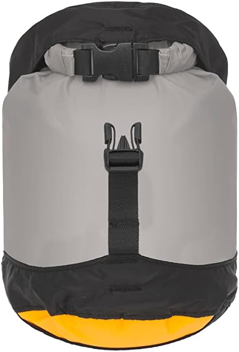 Sea to Summit eVac Ultra-Lightweight Compression Dry Bag, Waterproof Dry Storage, 3 Liter, High Rise Grey