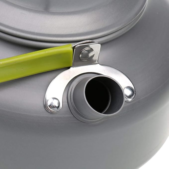 Docooler Tea Kettle, Stainless Steel Teapot, Portable Coffee Pot, Whistling Water Kettle, Camping Picnic Stove Top 0.8L/1.1L/1.2L/1.6L