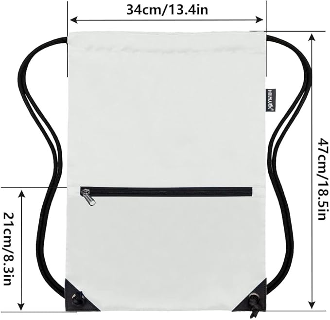 HOLYLUCK Drawstring Backpack Bag Sport Gym Sackpack