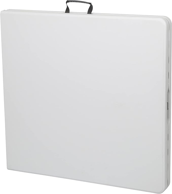 Stansport Folding Camp Table, White, 59.8" L x 29.1" W x 29.1" H