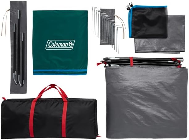Coleman Skydome Tent with 5 Minute Setup, 2/4/6/8 Person Weatherproof Tent with Rainfly & Carry Bag, 20% More Headroom Than Traditional Canopies