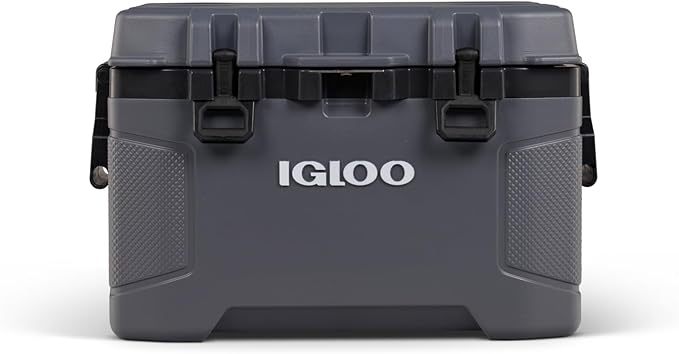 Igloo Trailmate 52Qt Wheeled Cooler, Insulated Hard Shell Ice Chest, Carbonite
