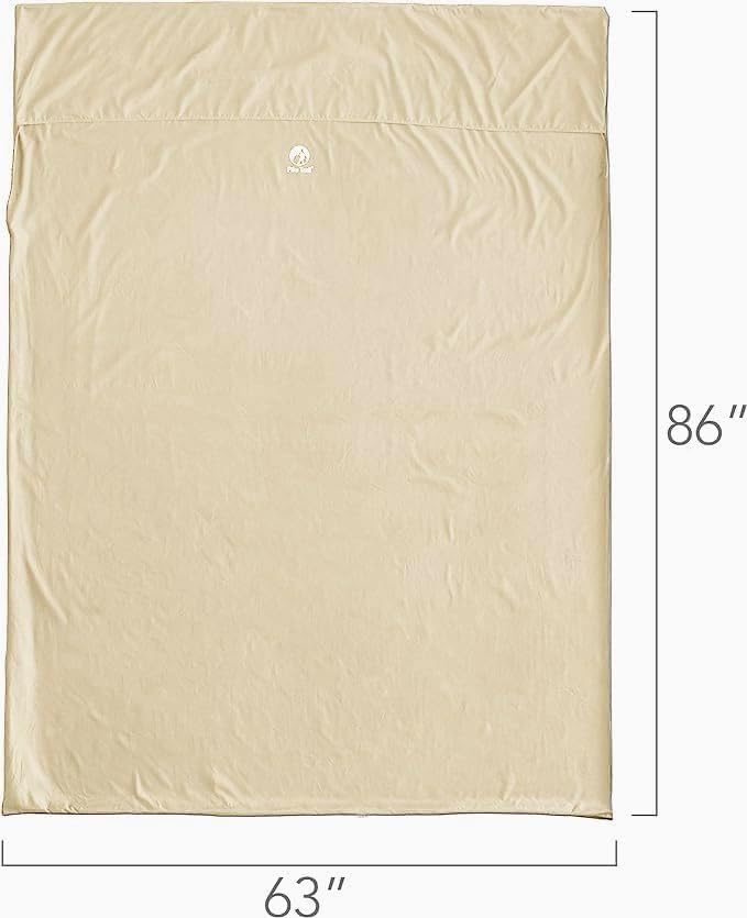 Pike Trail Sleeping Bag Liner – Travel and Camping Sheet, Lightweight and Compact Insert with Full Length Zipper and Guarantee
