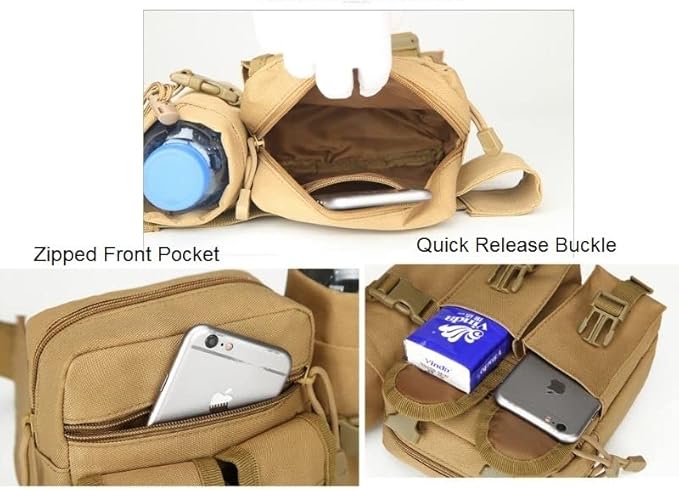 FAMI Deployment Bag Tactical Waist Pack Small Sling Pack Hand Carry Bag Handlebar Bag