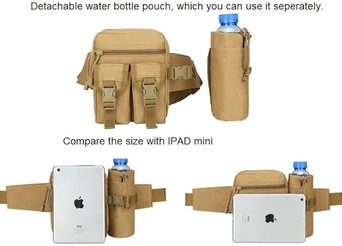 FAMI Deployment Bag Tactical Waist Pack Small Sling Pack Hand Carry Bag Handlebar Bag