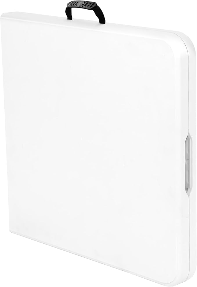 Stansport Folding Camp Table, White, 48 x 24 x 29-Inch