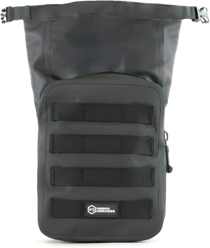 Mission Darkness Dry Shield MOLLE Faraday Pouch (2nd Gen) // Waterproof & Submergible Dry Bag + RF Shielding Liner. Signal Blocking, Anti-tracking, EMP Shield, Data Privacy, Electronic Device Security