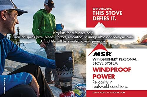 MSR WindBurner Personal Windproof Camping and Backpacking Stove System