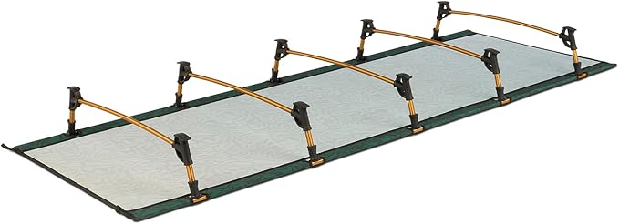 Kelty Lowdown Camping Cot, Tent and Car Camping Bed, Aluminum Frame, Lightweight Carry Size, Fern Green