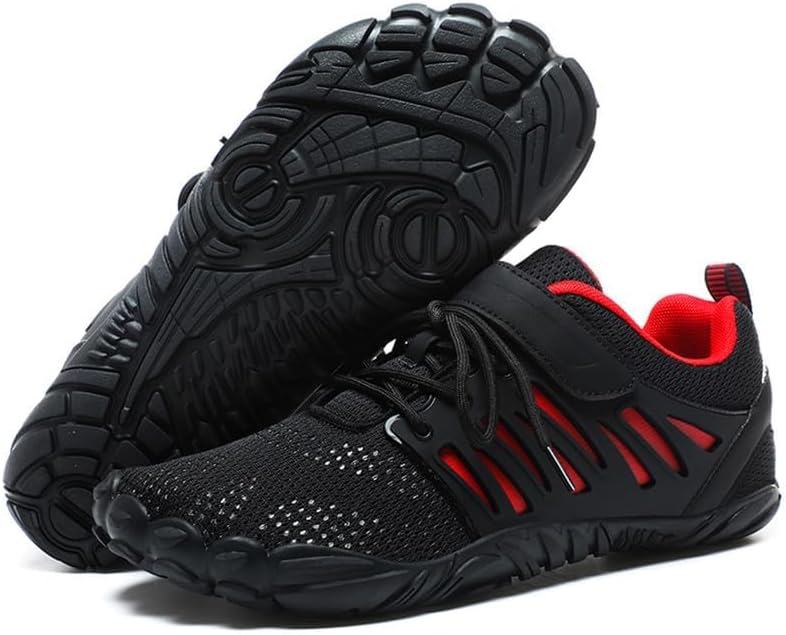 Barefoot Shoes Men Wide Toe Box Zero Drop Water Shoes Men for Gym Workout Minimalist Weightlifting Cross-Trainer Running Hike Grounded Footwear