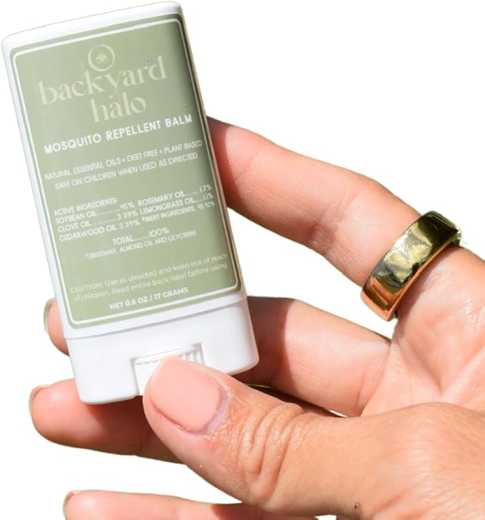 Natural Mosquito and Insect Repellent Balm Stick | Travel-Pocket Size 0.6 oz Each | Plant Based | Deet Free | Alcohol Free | 2-Pack