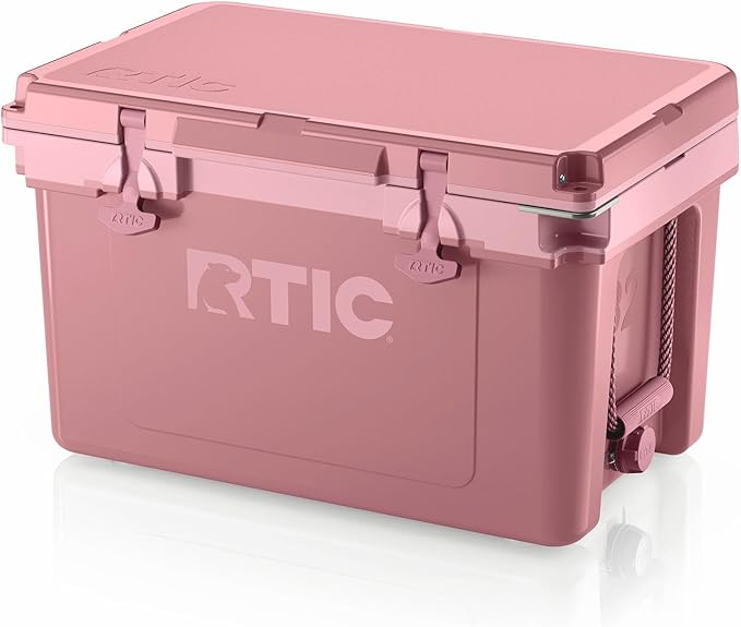 RTIC Ultra-Light 32 Quart Hard Cooler Insulated Portable Ice Chest Box for Drink, Beverage, Beach, Camping, Picnic, Fishing, Boat, Barbecue, 30% Lighter Than Rotomolded Coolers