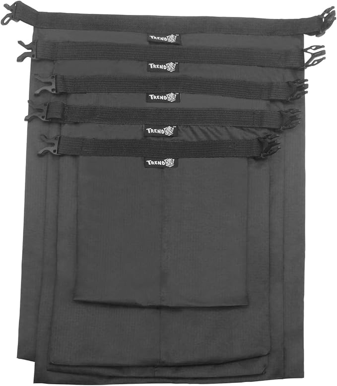 TRENDBOX Roll Top Waterproof Dry Bag Kit Storage Compression Bag Sack Poch Packing Organizers Water Resistant Camping Travel