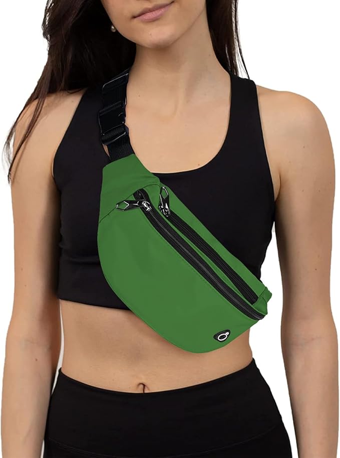 Fanny Pack for Men Women, Waterproof Sports Waist Bag Pack, Belt Bag for Travel Hiking Running