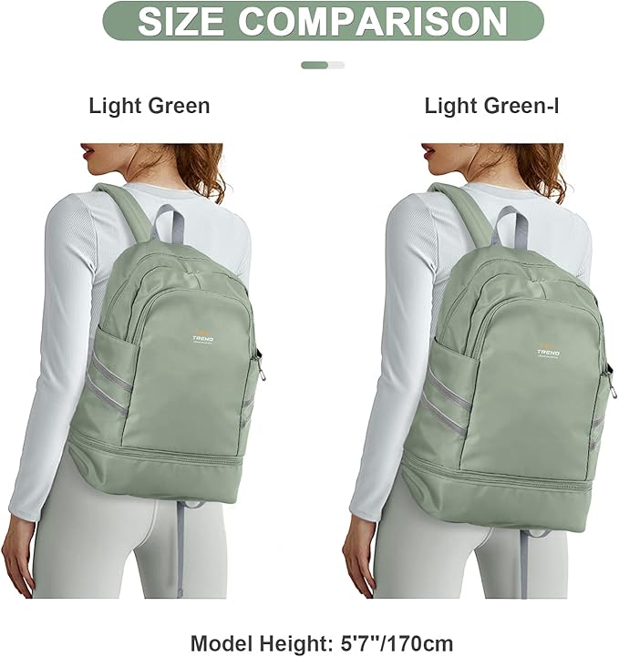 Coofay Gym Backpack for Women - Waterproof, Lightweight, Sports Travel Gym Bag with Shoe Compartment