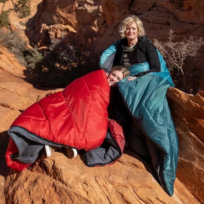 Teton Celsius Regular, -25F, 20F, 0F Degree Sleeping Bags, All Weather Bag for Adults and Kids, Camping Made Easy and Warm, Travel Sack Included