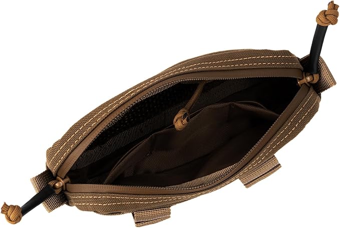 Tactical Belt Pouch EDC Waist Bag MOLLE Admin Pocket Modular Medical Kit Organizer Phone Holster Vest Pack Nylon Utility Zipper Wallet Small Gear Tool Carrier for Men Women Camping Hiking