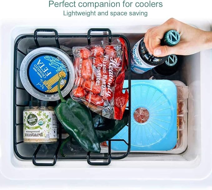 10pcs Slim Ice Packs Quick Cooling & Long-Lasting for Lunch Box | Lunch Bags | Freezer Packs Reusable Cool Pack | Ice Packs for Office/Jobsite/Camping/Beach/Picnics/Golf