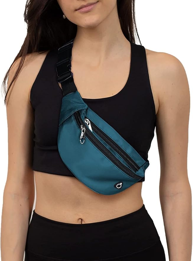 Fanny Pack for Men Women, Waterproof Sports Waist Bag Pack, Belt Bag for Travel Hiking Running