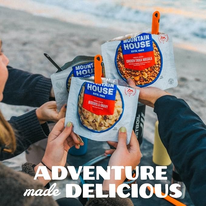 Mountain House Chicken Tikka Masala | Freeze Dried Backpacking & Camping Food | Gluten-Free | 6-Pack