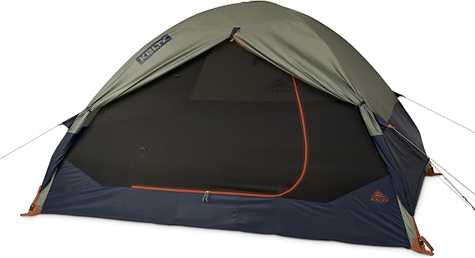 Kelty Late Start Backpacking Tent – Lightweight Two Man Camping Tent Shelter with Quickcorners, Aluminum Poles, Waterproof Poly Fly, Updated for 2024