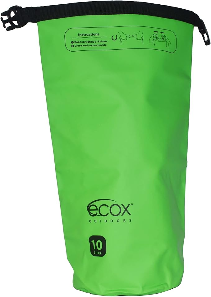 Outdoors Waterproof Dry Bag for Outdoors Activities High Grade 500D PVC Construction Includes Waterproof Phone Case and Side Strap for Easy Carry 10L and 20L Models