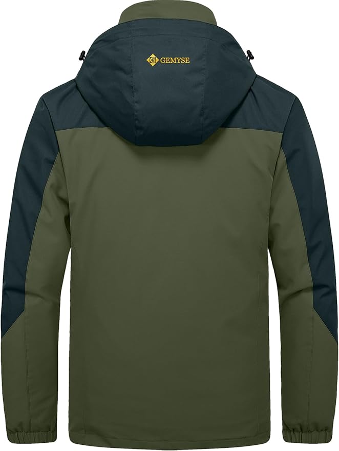 GEMYSE Men's Waterproof 3-in-1 Ski Snow Jacket Puffer Liner Insulated Winter Coat