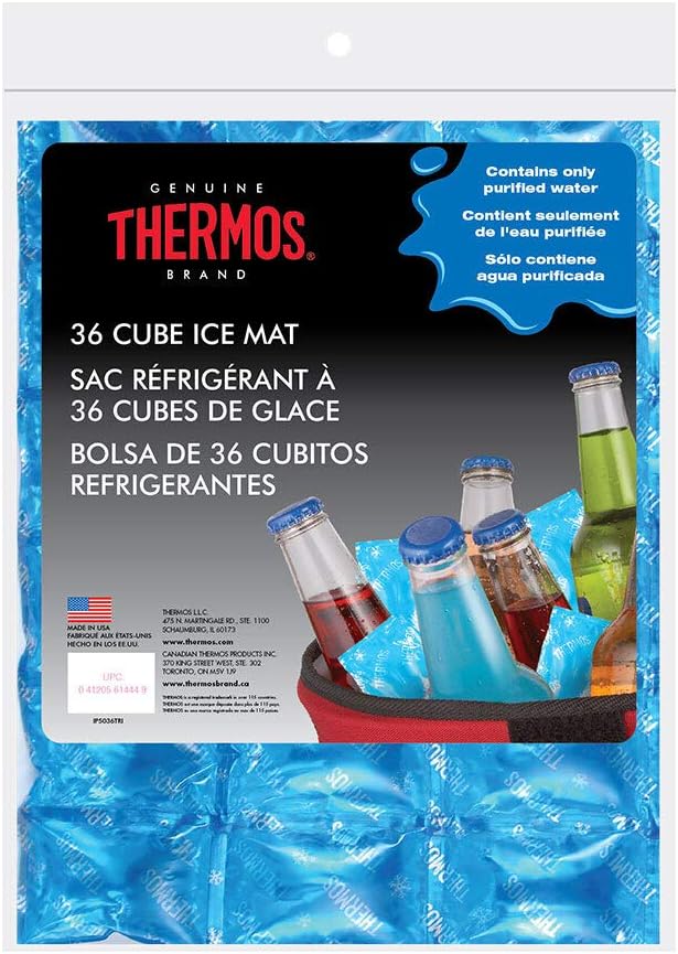 Thermos Reusable Ice Mat Food Saver, 36-Cube