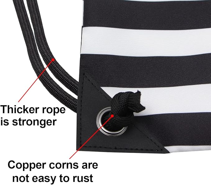 HOLYLUCK Drawstring Backpack Bag Sport Gym Sackpack