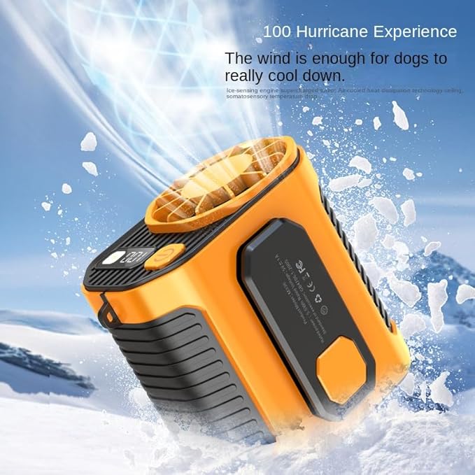 Camping & Outdoor Waist Fan - Portable Belt Clip-on Fan, USB Rechargeable, 100 Speed Settings, Hands-Free Personal Cooling for Hiking, Travel, Sports (green)