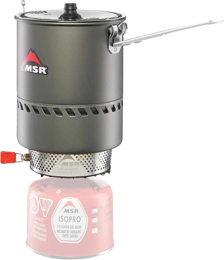 MSR Reactor Windproof Camping and Backpacking Stove System