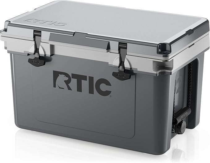RTIC Ultra-Light 32 Quart Hard Cooler Insulated Portable Ice Chest Box for Drink, Beverage, Beach, Camping, Picnic, Fishing, Boat, Barbecue, 30% Lighter Than Rotomolded Coolers