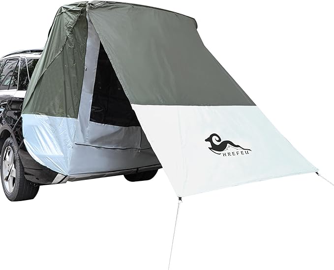 SUV Tent Car Awning, UPF 50++ with Portable Waterproof Storage Bag, Tear-Resistant, Large Space, Good Vision, Smooth Ventilation, Suitable for Outdoor Beach Camping Auto Canopy Shade…