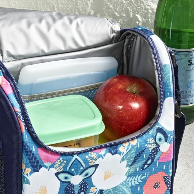 Cool Coolers By Fit & Fresh 12 Pack Slim Ice Packs, Quick Freeze Space Saving Reusable Ice Packs for Lunch Boxes or Coolers, Clear Blue Kids Ice,12 Pack
