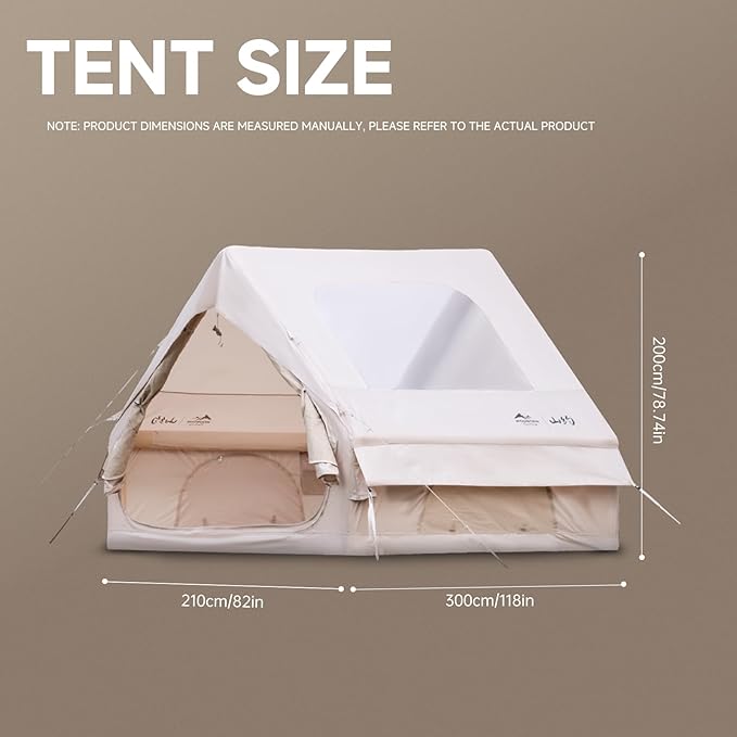 Tents for Camping, Blow Up Air Camping Tent with Pump for Adults, Easy Setup 4 Seasons Waterproof Outdoor