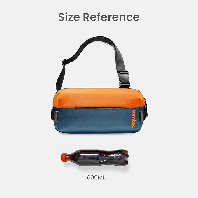 tomtoc Compact EDC Sling Bag, Chest Shoulder Crossbody Sling Daypack for Men Women, Water-resistant Lightweight Everyday Carry Casual Pack for Nintendo Switch 2, Tactical, Travel, Work, Gym, Sport