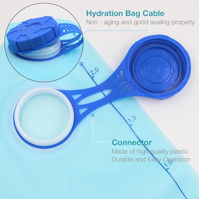 Monvecle Hydration Pack Water Rucksack Backpack Bladder Bag Cycling Bicycle Bike/Hiking Climbing Pouch + 2L Hydration Bladder