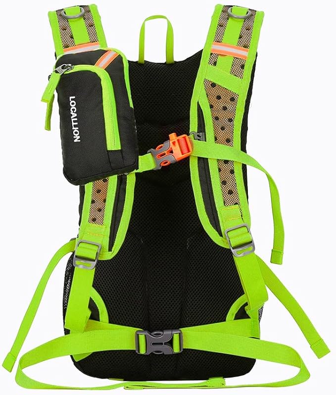 LOCALLION Cycling Backpack Biking Daypack for Outdoor Sports Running Breathable Hydration Pack Men Women 18L