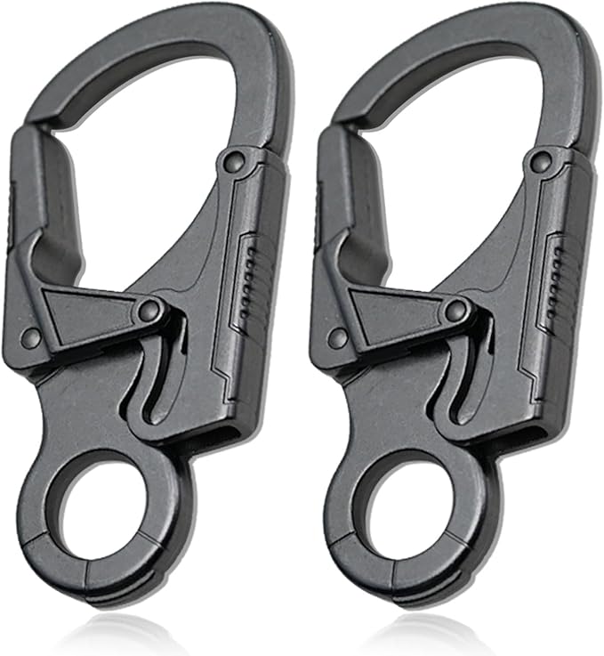 Ahiller Muscular Carabiner Hook,3.1" Alloy Thick Keychain Clip for Man, Outdoor Camping, Hiking Accessories, Key Ring