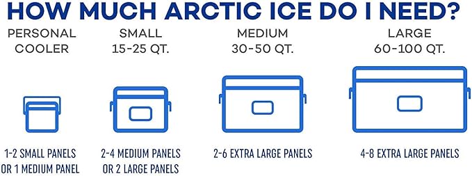 Arctic Ice Chillin' Brew Series Long Lasting Reusable Ice Pack - Freezes at 28° Fahrenheit - Designed to Keep Beverages Colder Than Ice