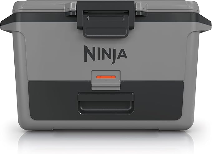 Ninja FB151GY FrostVault 50qt Hard Cooler with Dry Zone, Integrated Fridge-Temp Dry Storage Drawer, Premium Heavy-Duty Insulated Cooler, Keeps Ice for Days, Slate Gray