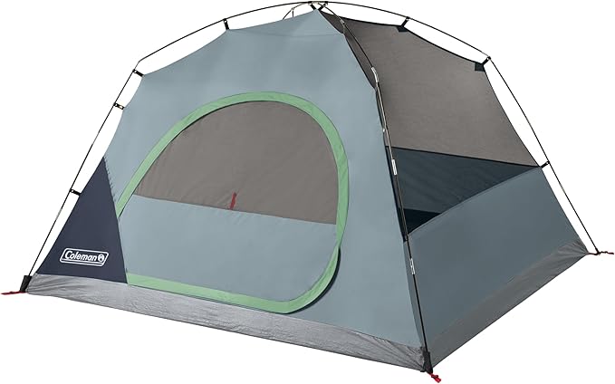 Coleman Skydome Tent with 5 Minute Setup, 2/4/6/8-Person Weatherproof Tent with Rainfly & Carry Bag, 20% More Headroom Than Traditional Canopies