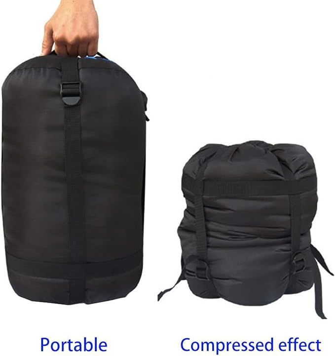 MOOCY Compression Stuff Sack, 16L/45L Sleeping Bag Cover Sack Sleeping Bags Storage Stuff Sack Organizer - Great Sleeping Bags Clothes Camping Hiking Backpacking