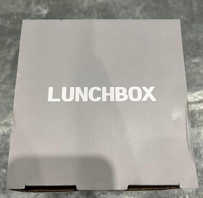 Lille Home Stackable Stainless Steel Thermal Compartment Lunch/Snack Box, 3-Tier Insulated Bento/Food Container with Lunch Bag and Three Extra Seals, 43OZ (Gray)